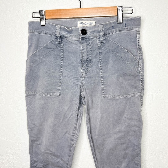 Madewell Gray Pants with Zipper Detail - Picture 6 of 16